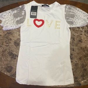 White Small SoHo Blouse! Brand new for you.